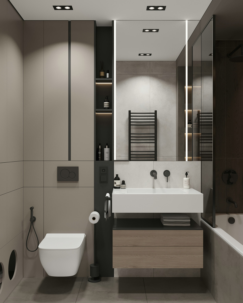 91㎡简约风住宅设计 既精致又有质感！-12