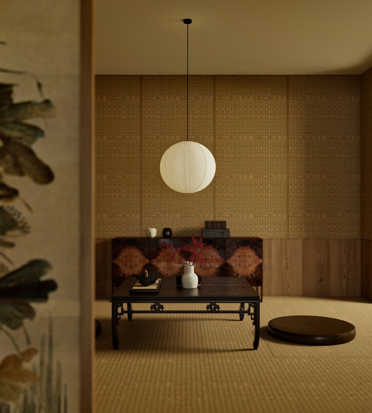 忆江南·中式别墅丨ZHBB 效果表现-36