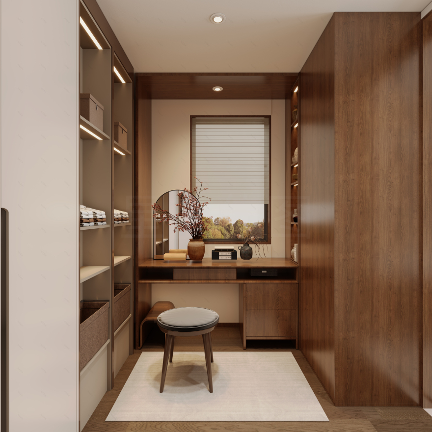 现代风格别墅效果图-13