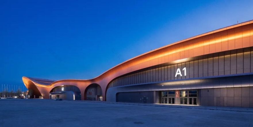 信息的纽带大地的图景|北京新国展二期建筑照明设计-72