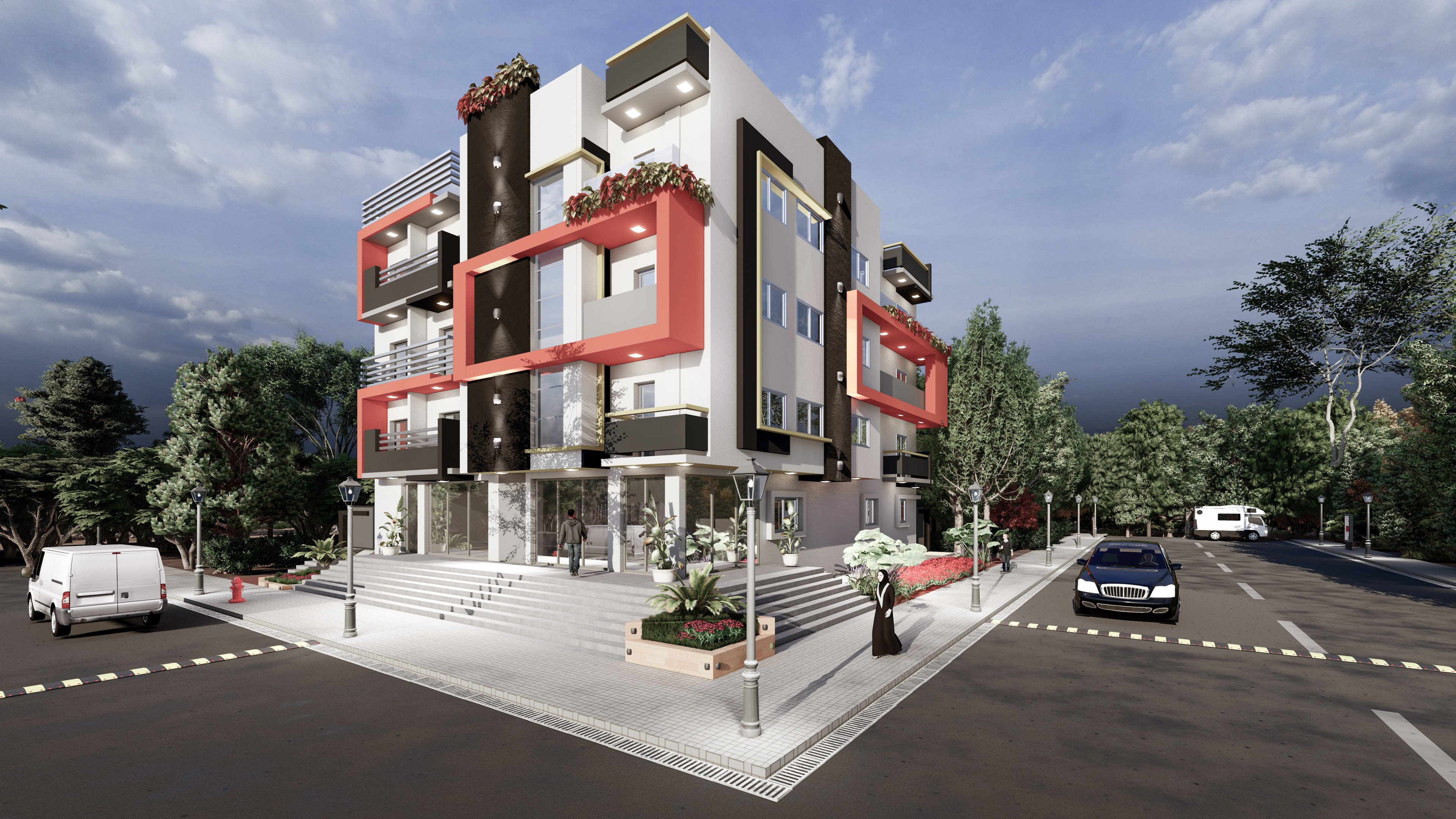 Exterior Design-Residential Building "Portsudan"-2