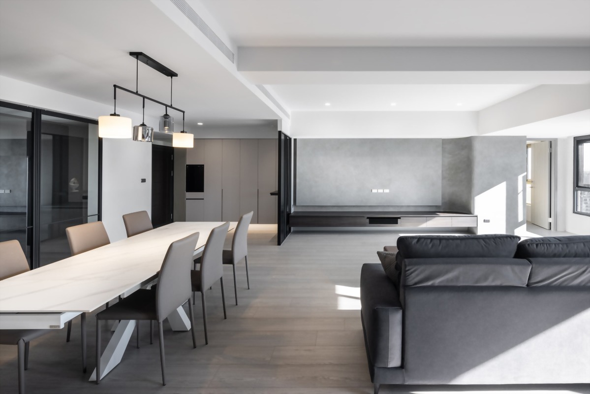 25年民權路大樓老屋翻新  現代簡約式治癒淺灰宅丨藝瓦高雄室內空間設計-16