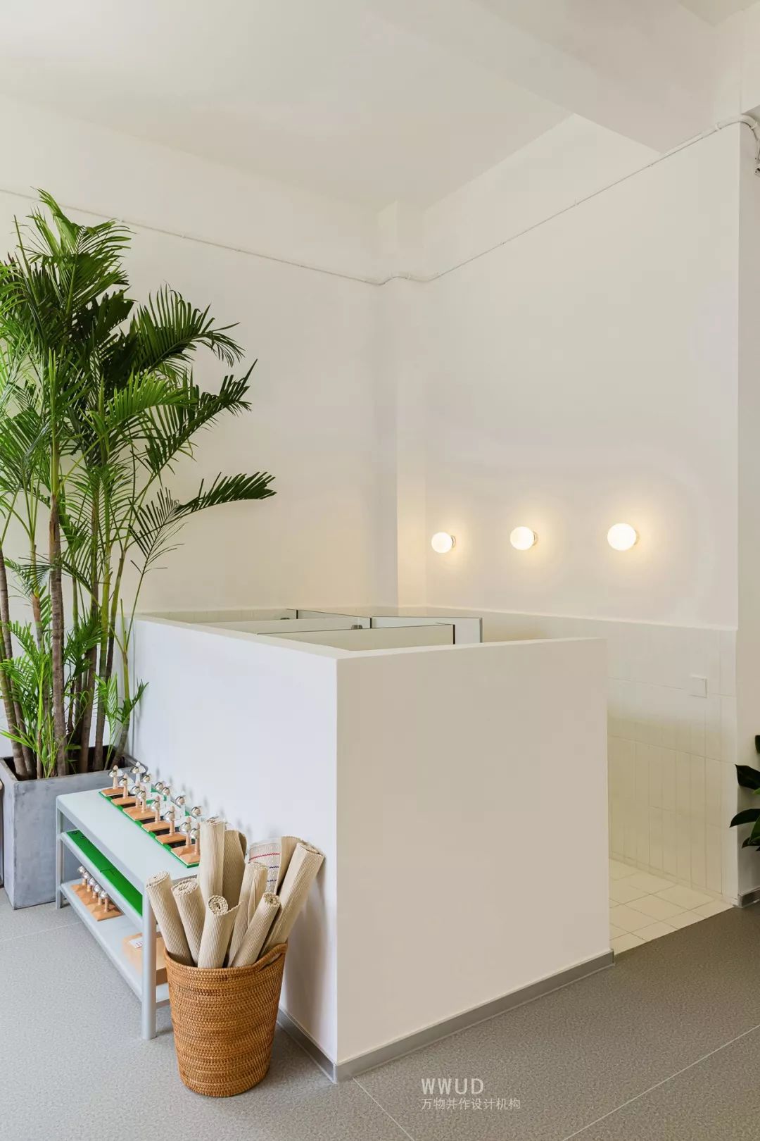 心流儿童之家 | 素色蒙特梭利学习空间-54