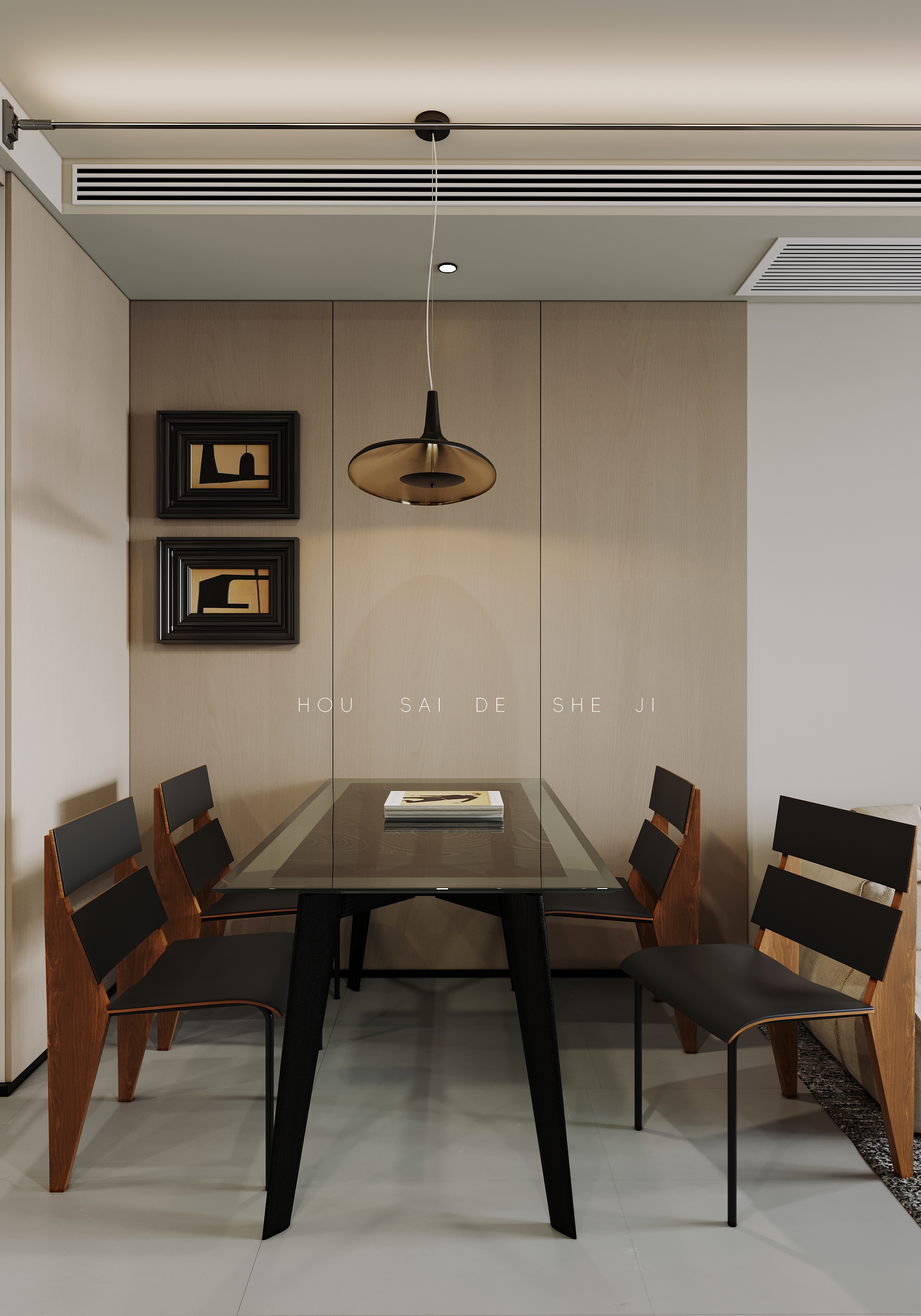 现代极简风格室内设计丨中国河北丨HSD 空间设计-8