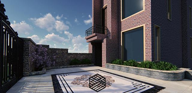 天著温泉别墅区庭院景观设计-2