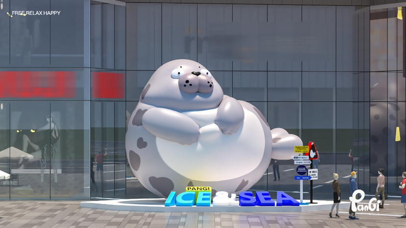 我们有一个胖几海豹好盆友！夏季夏日暑期美陈方案系列-18