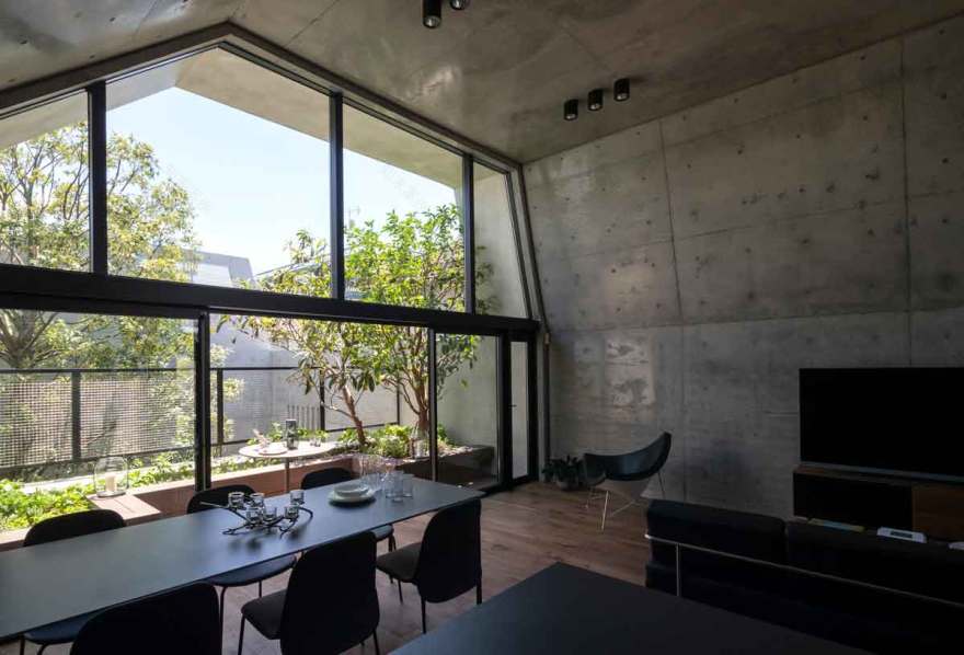 Concrete Shell House 混凝土壳住宅丨IKAWAYA Architects-35