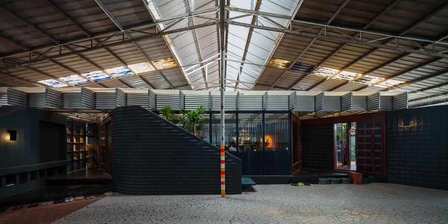 旧建筑新生命,低成本办公室设计典范-11