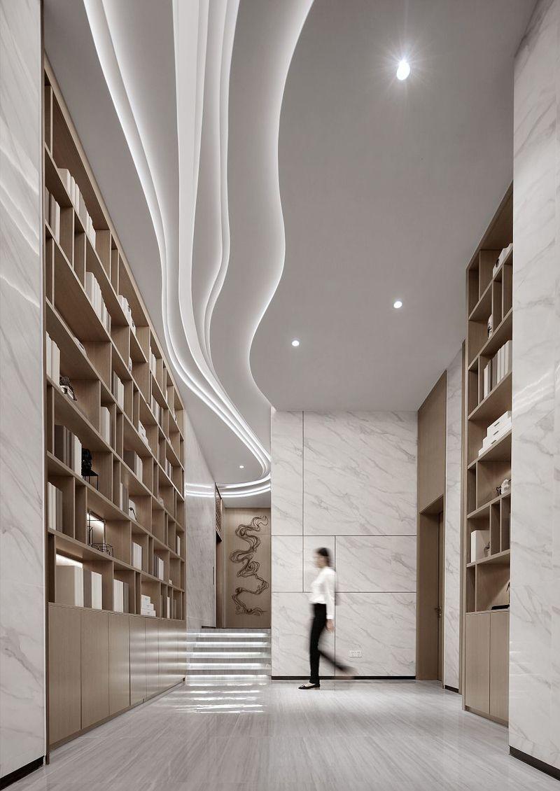 侨信雲起销售中心 | 行云流水般的空间设计-60