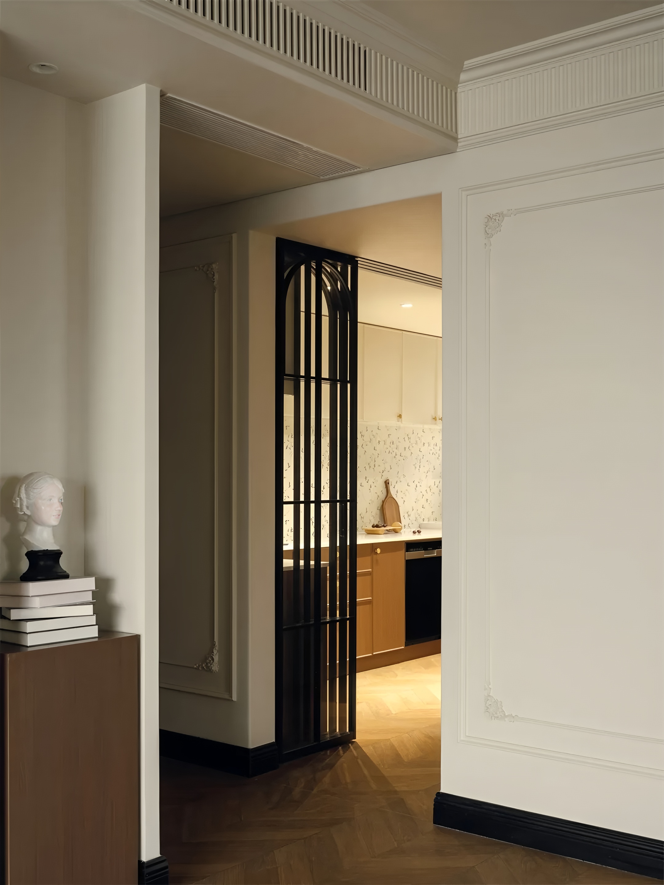 西安龙湖景粼天旭 166㎡丨中国西安丨几何空间设计-3