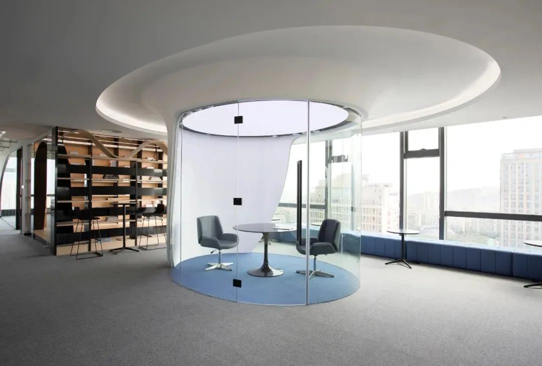 现代风格厦门指纹科技公司办公空间设计-37