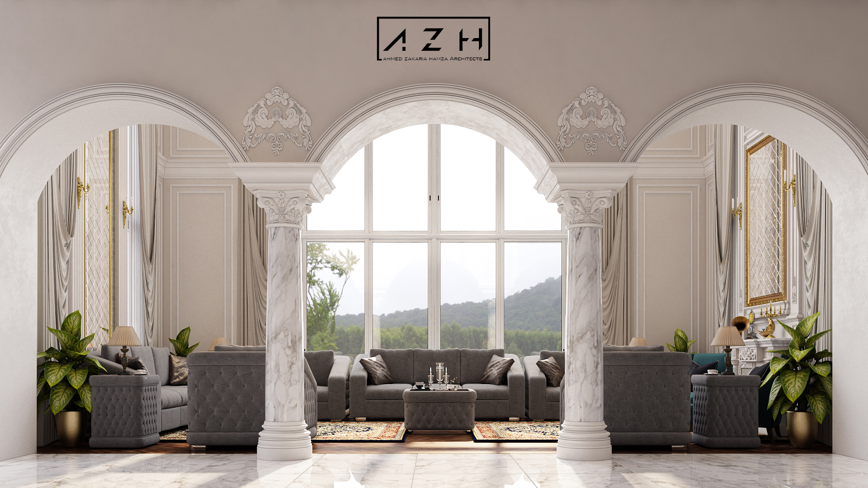 Double Height living room-9