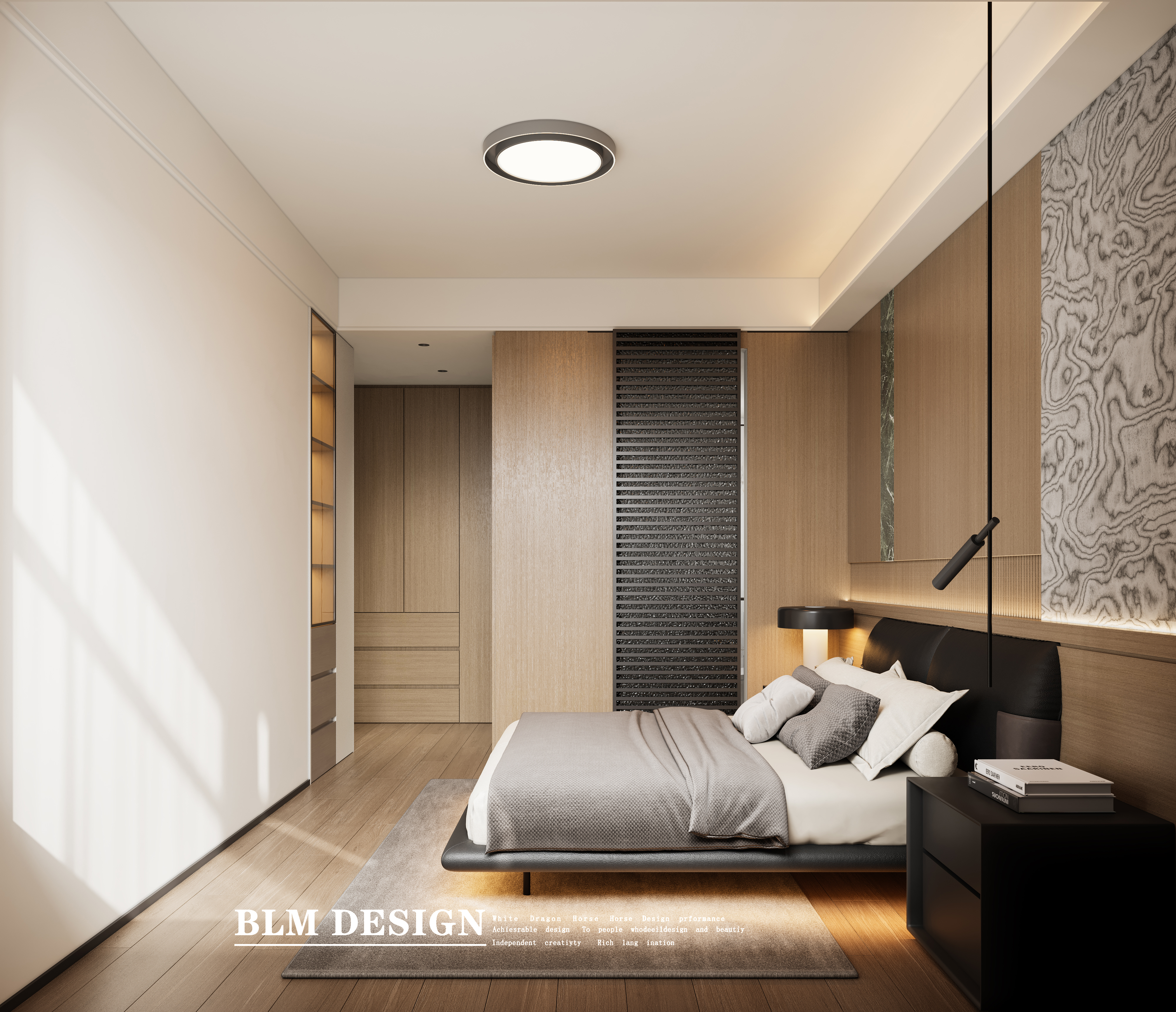 现代  白龙马效果图设计制作项目-3