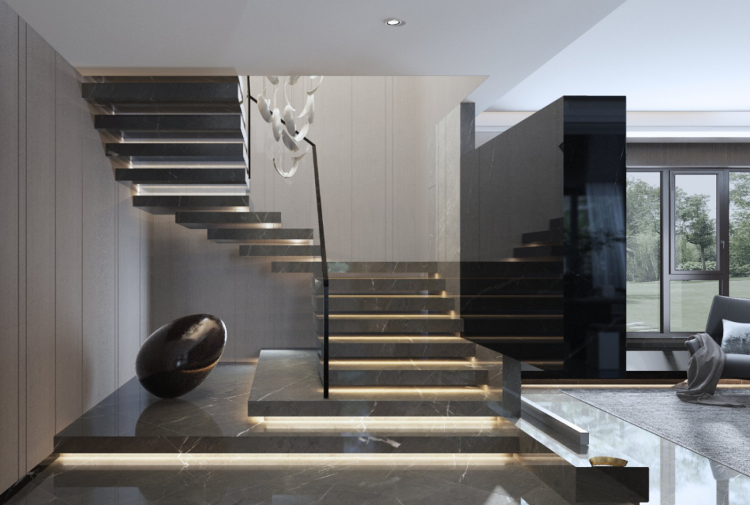 南国鼎峰龙岸 350㎡现代轻奢复式丨鼎墅设计-14