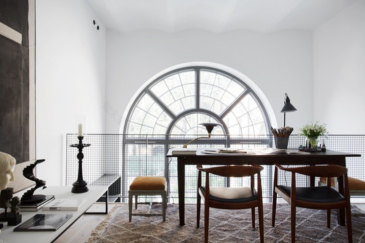 斯德哥尔摩惊艳弧形窗公寓-13