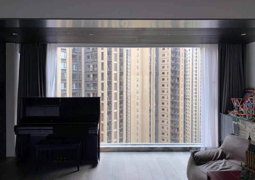 FunHouse 方室设计丨平层丨打破户型定式,楔进书房空间-91