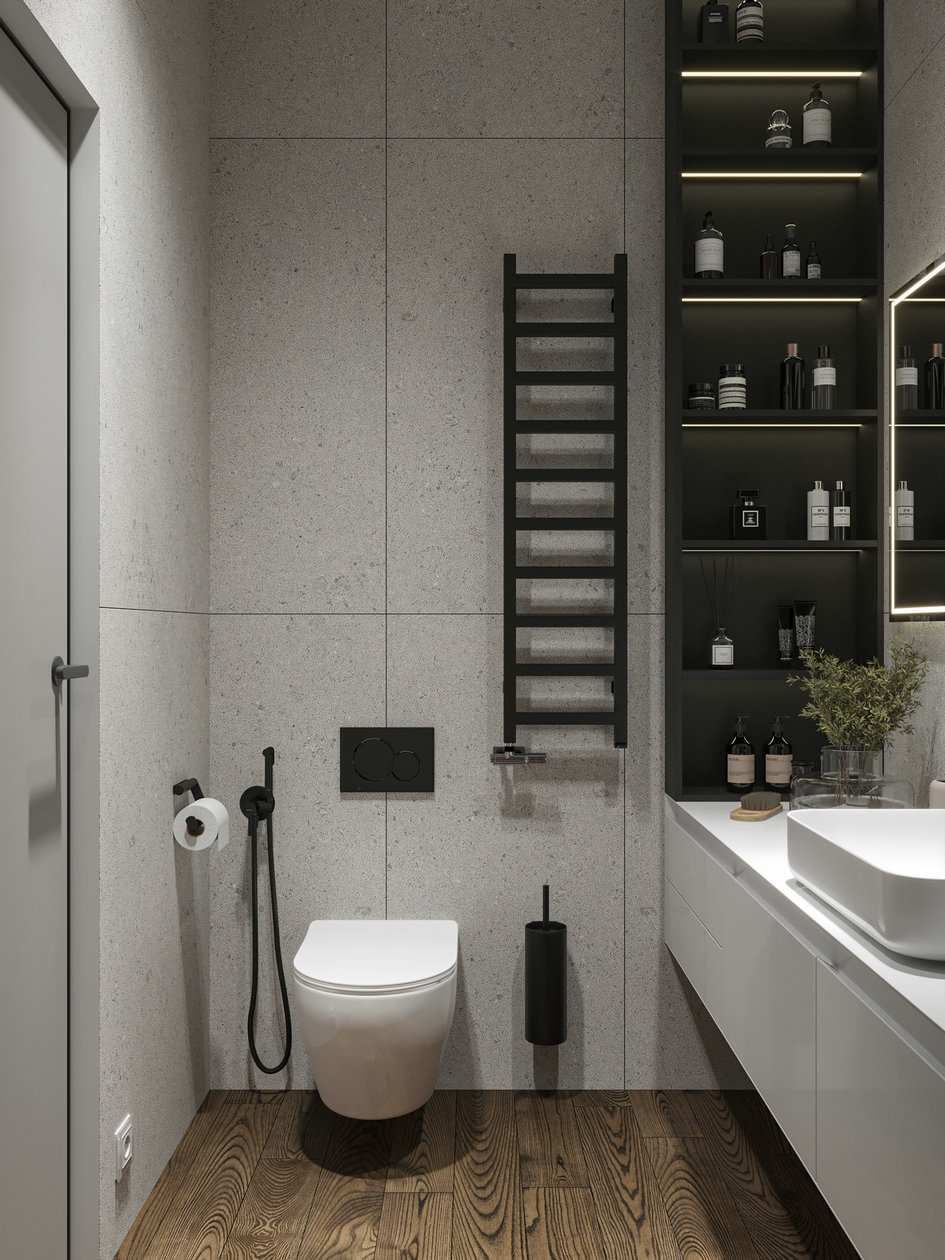 高级灰色系公寓设计-25