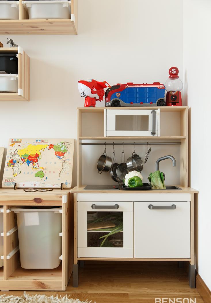 本森设计周龙 | 160 平米简约别墅,打造亲子互动空间-21