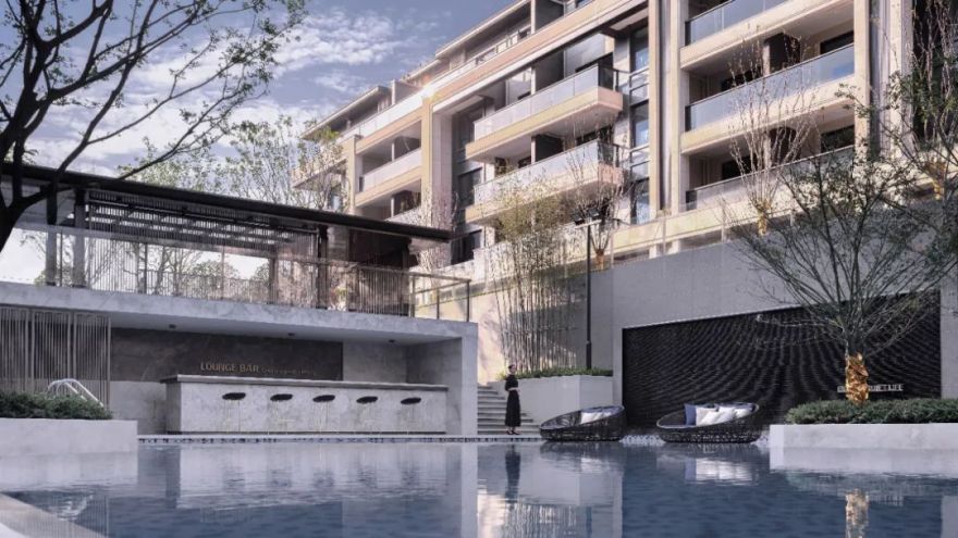 藏珑大境 | 悬浮泳池与自然共生的空中花园-34