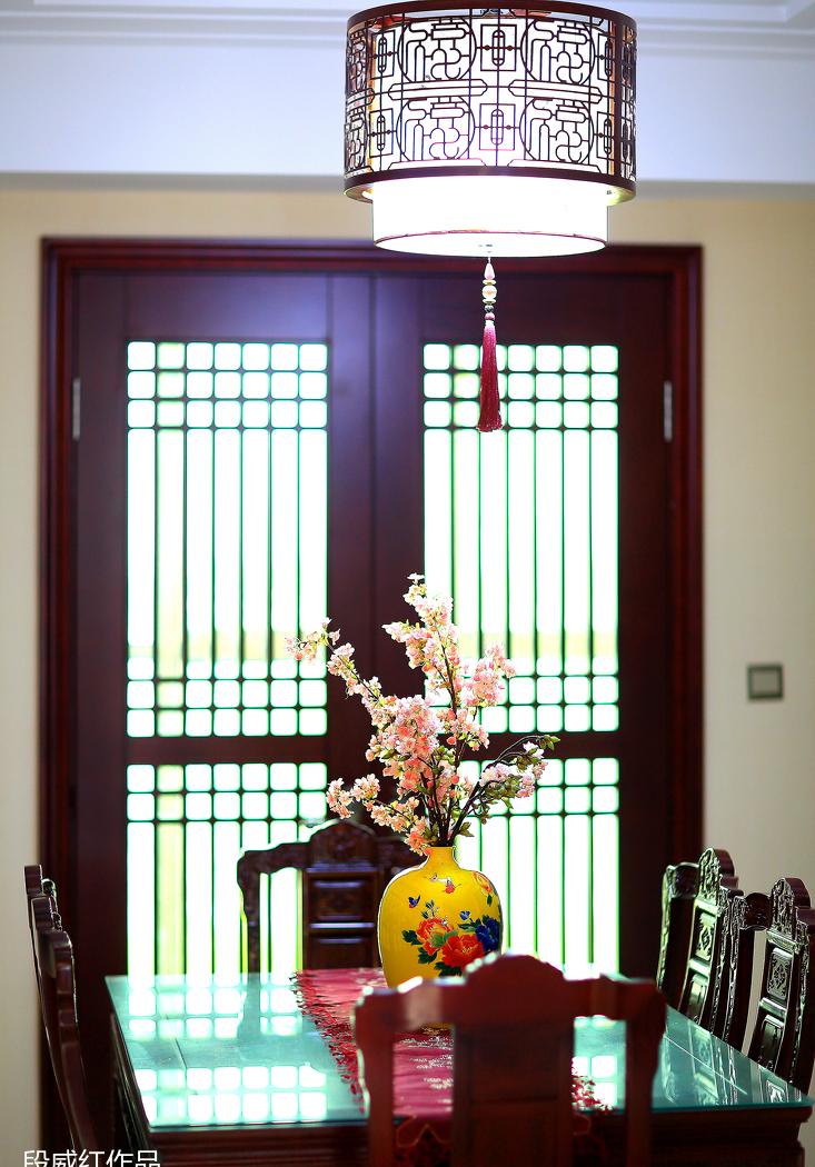 段威红丨别墅丨【蝶衣设计】中式风格实景照片-15