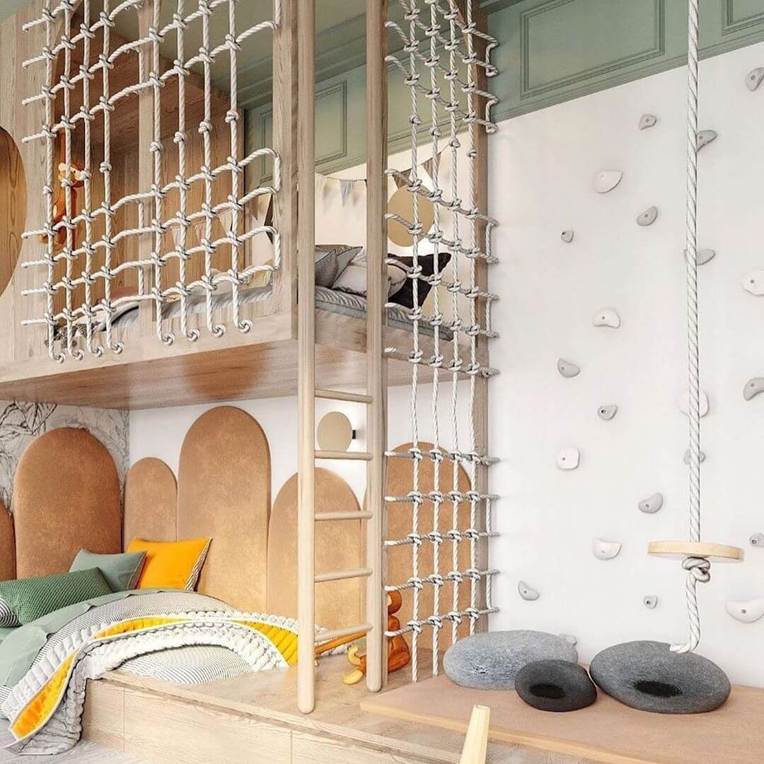 ≡ ➤ Подборка спортивно-игровых комплексов в детской комнате ⋆ Фабрика мебели «Mamka™» ᐈ Эксперт детского пространства-7