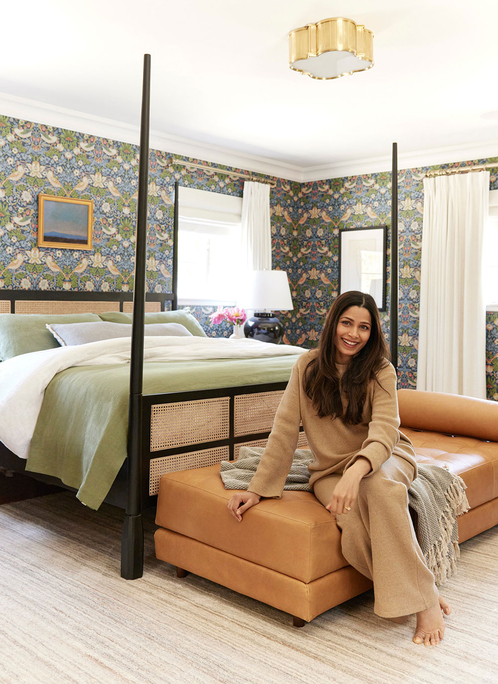 印度演员 Freida Pinto 洛杉矶美式家居设计-12