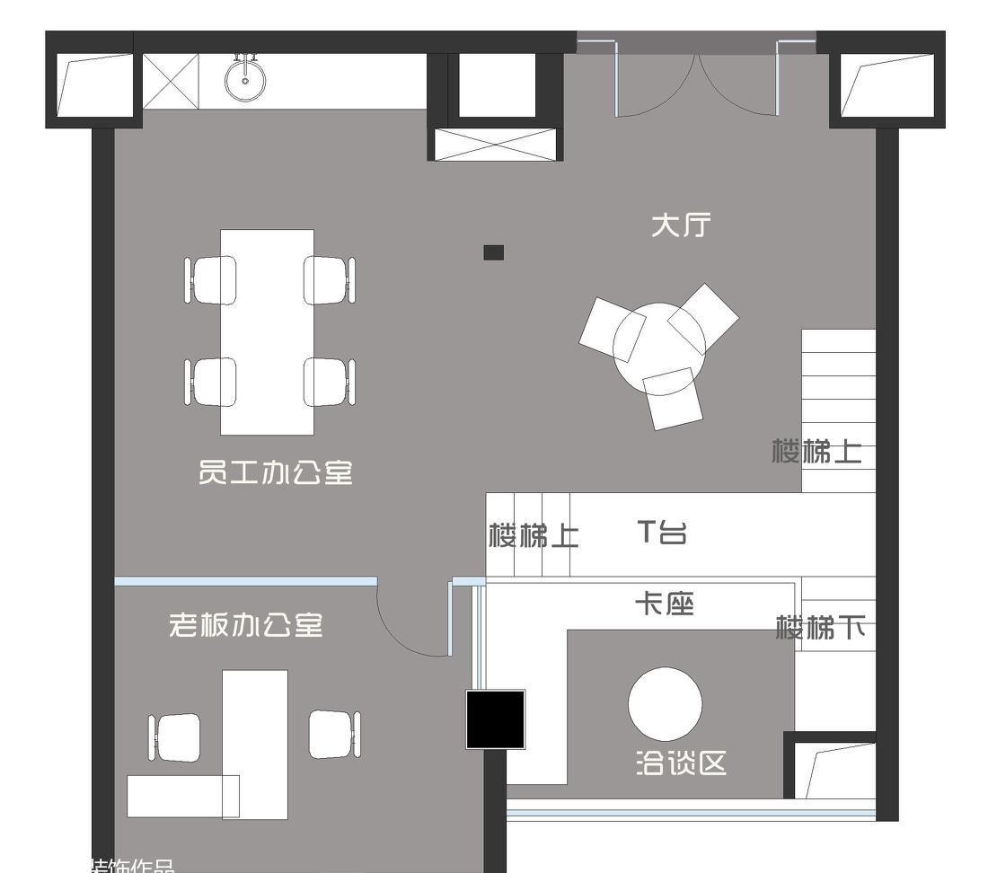 港龙尚层现代风设计 打造空灵空间-1