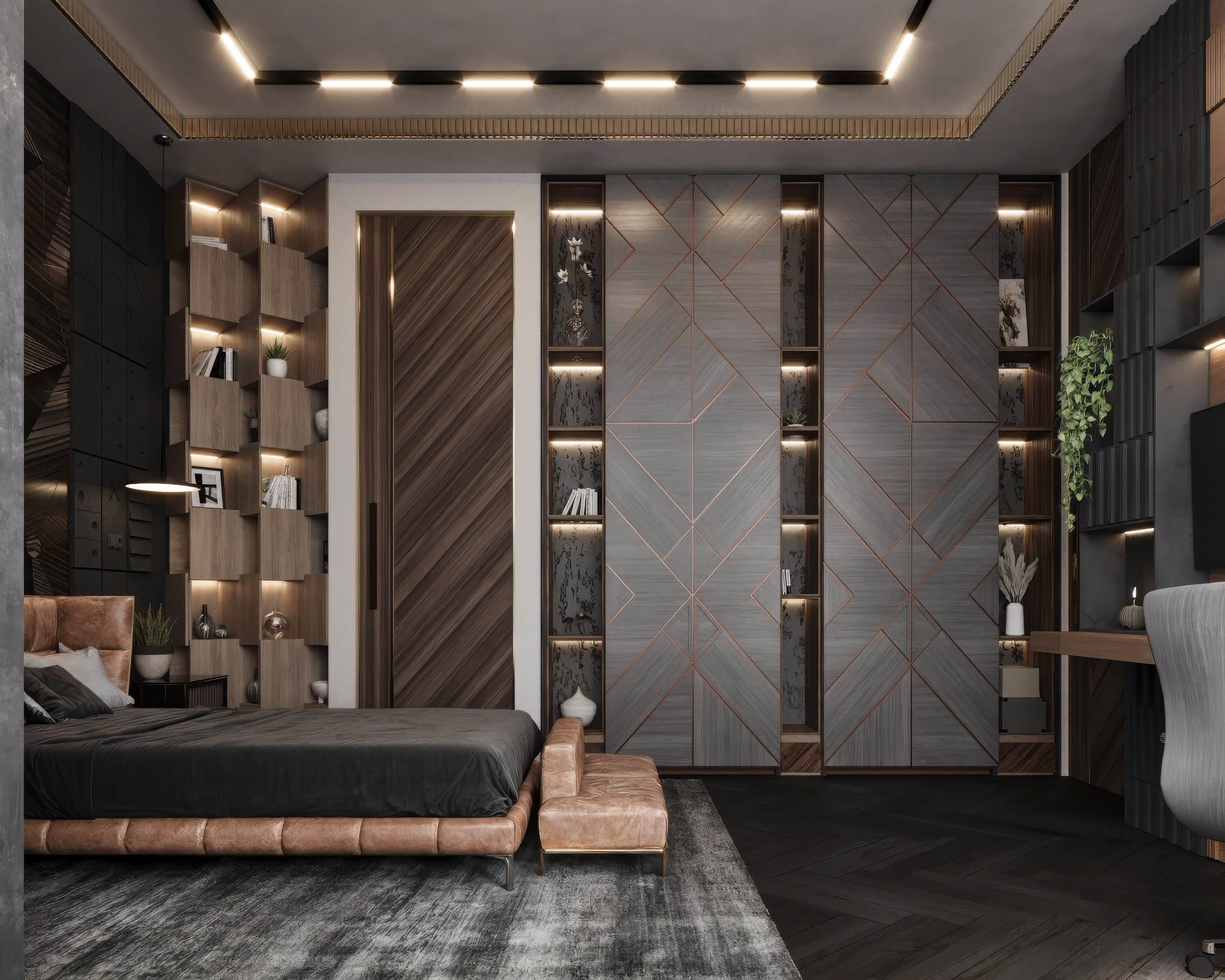 海滩别墅阳光主卧设计-5