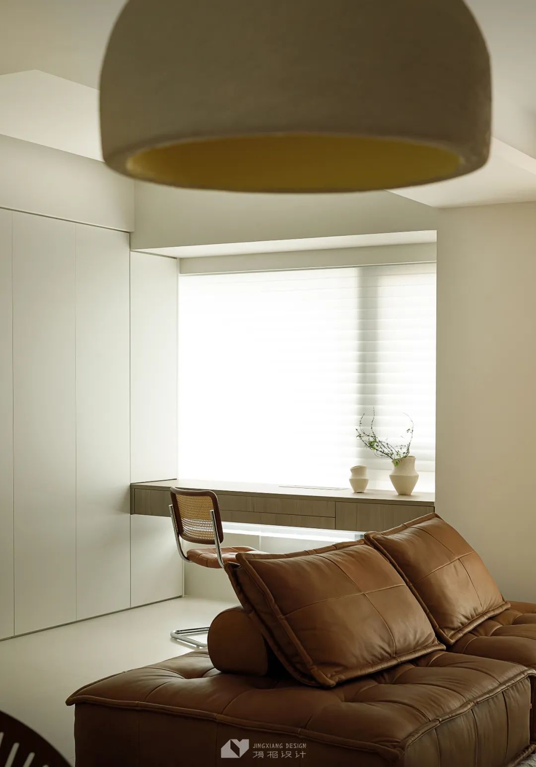 璞境 · 简约奶油侘寂风,纯净空间的艺术探索丨中国深圳丨深圳境相设计-12