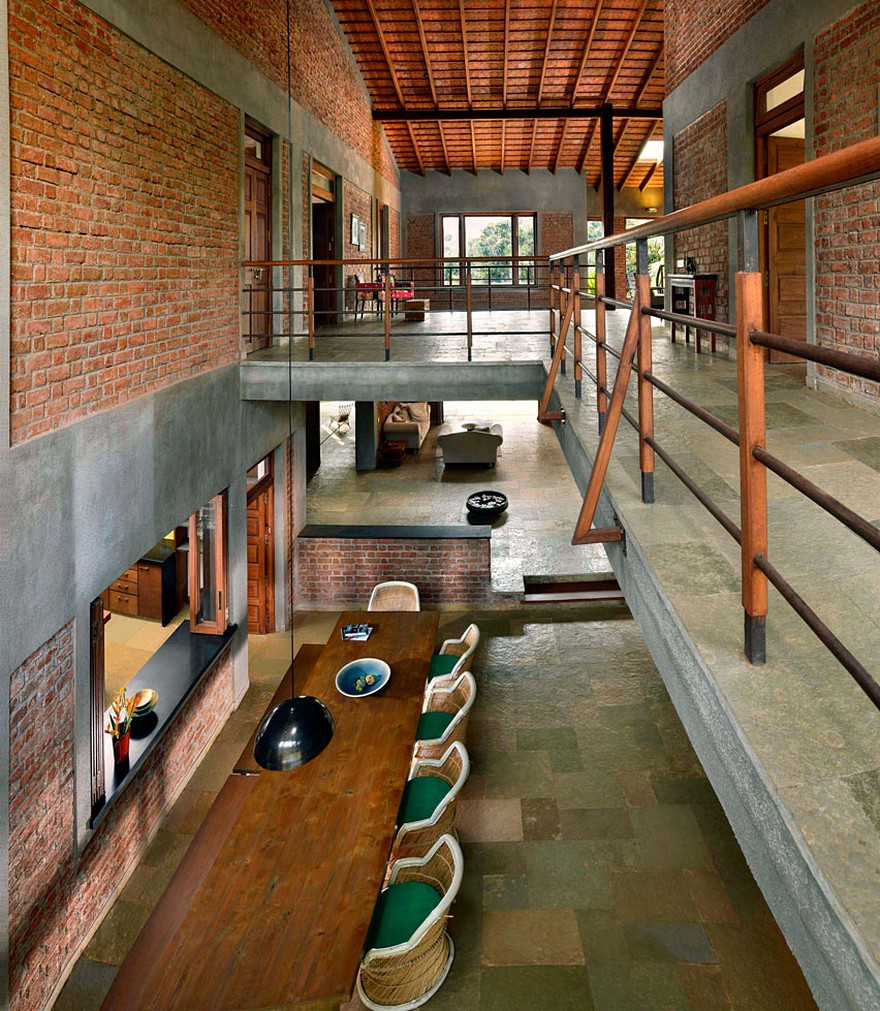Indian Brick House with an Architectural Design Influenced by a Mango Trees Plantation-28
