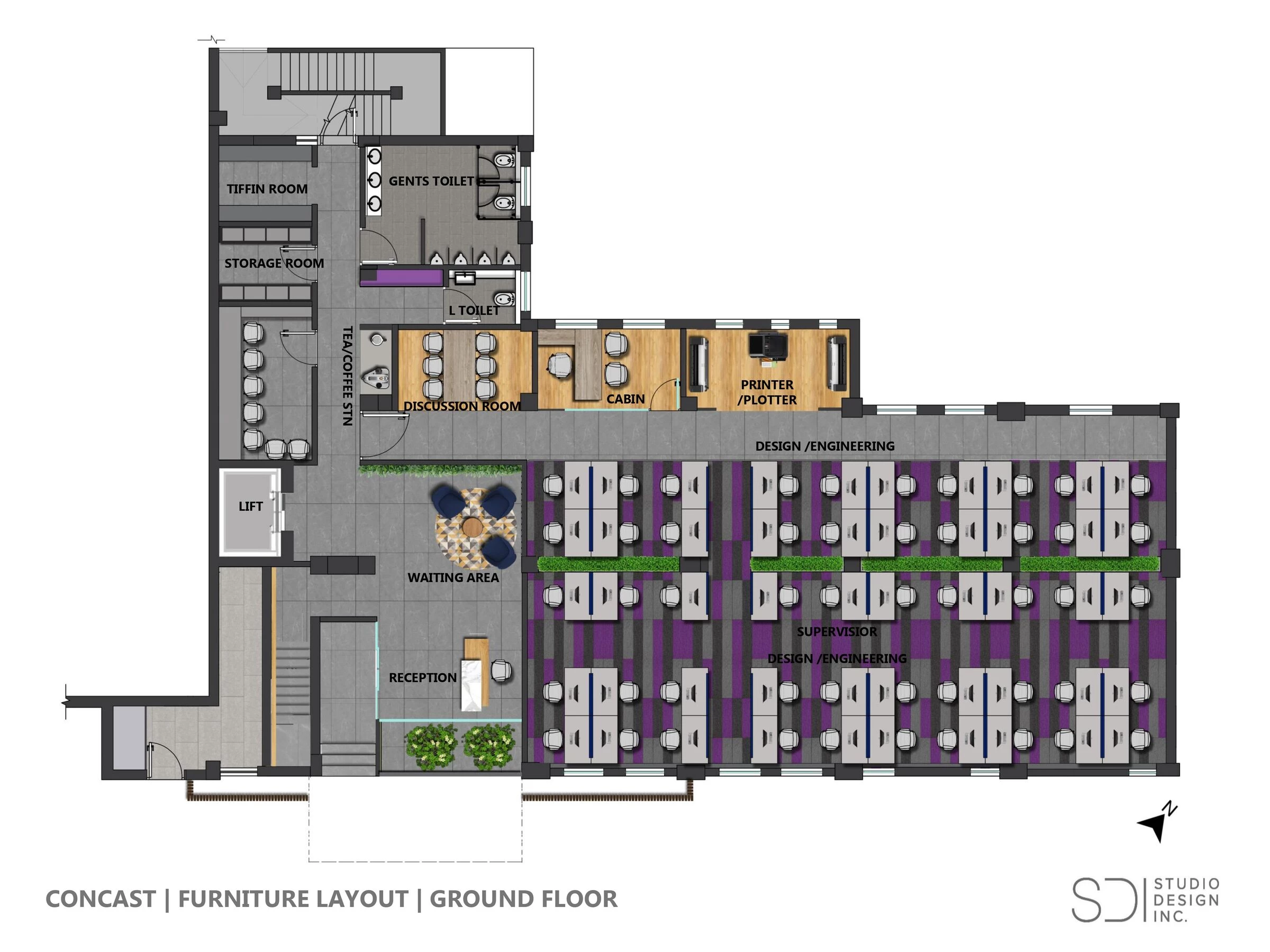 Concast 办公室丨印度丨Studio Design Inc-20