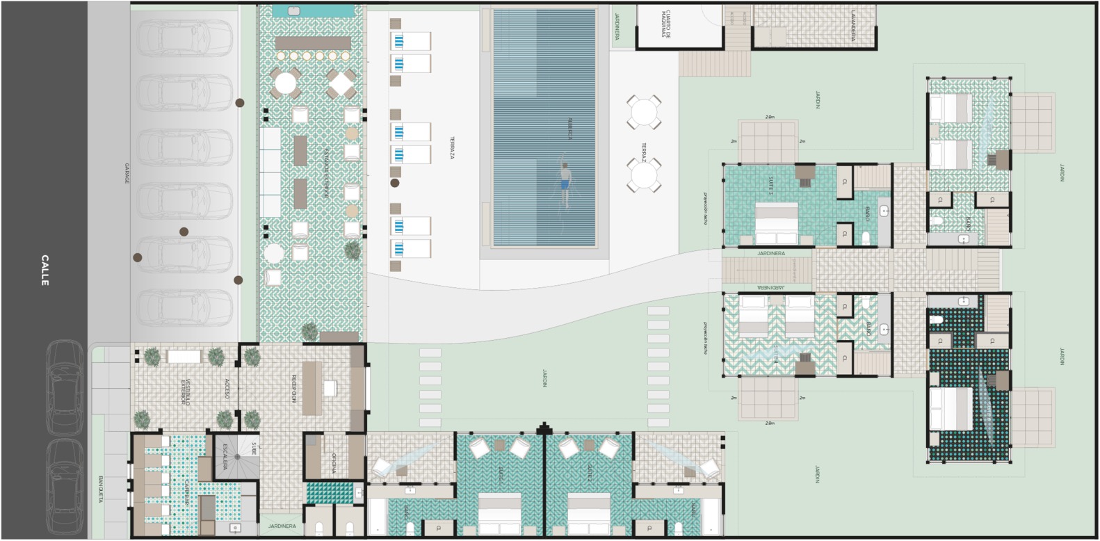 Charming Hotel from the 50s has been Remodeled with an Art Deco and Modernist Ttouch-41