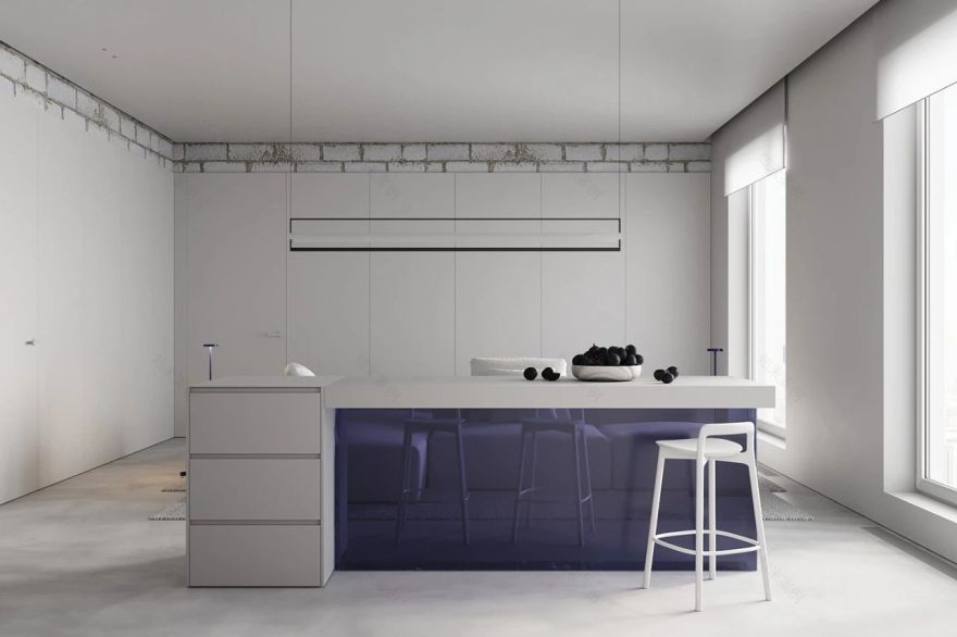 单色极简主义表达 · VIAN AA 内部设计丨俄罗斯顿河畔罗斯托夫丨Aleinikova Alina-16