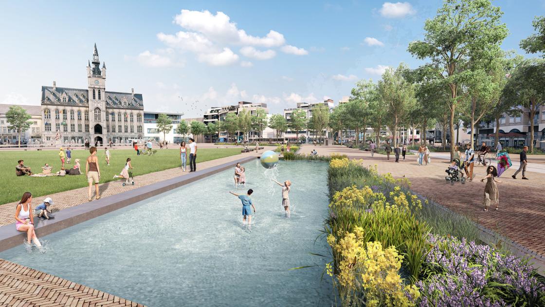 Vernieuwing Grote Markt（圣尼古拉大广场翻新）丨Artgineering,LAMA,Sweco,Daniël Ost-2