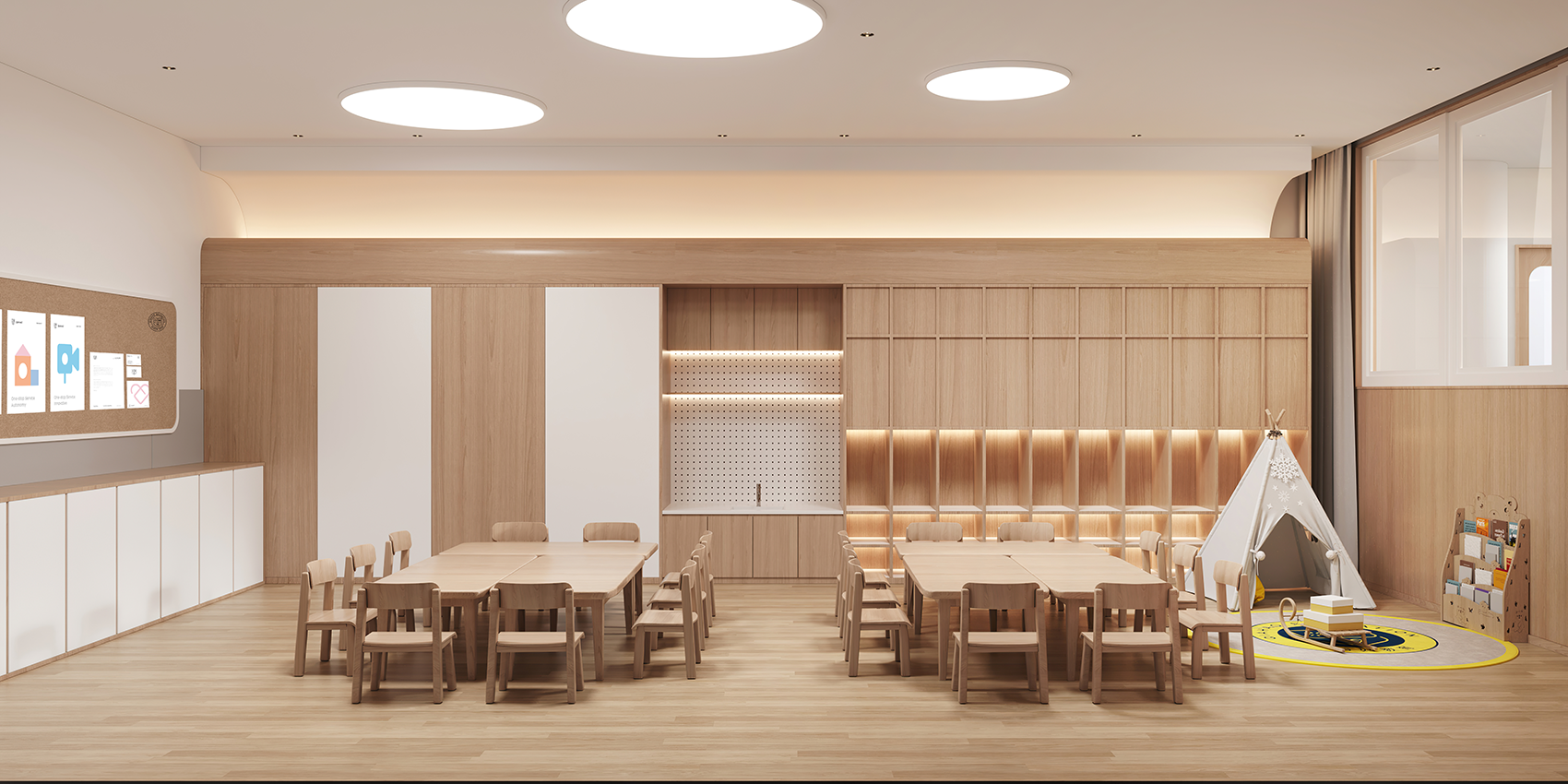 恰好教育恒茂园店&若比邻店丨中国宁波丨魔戏空间设计-40