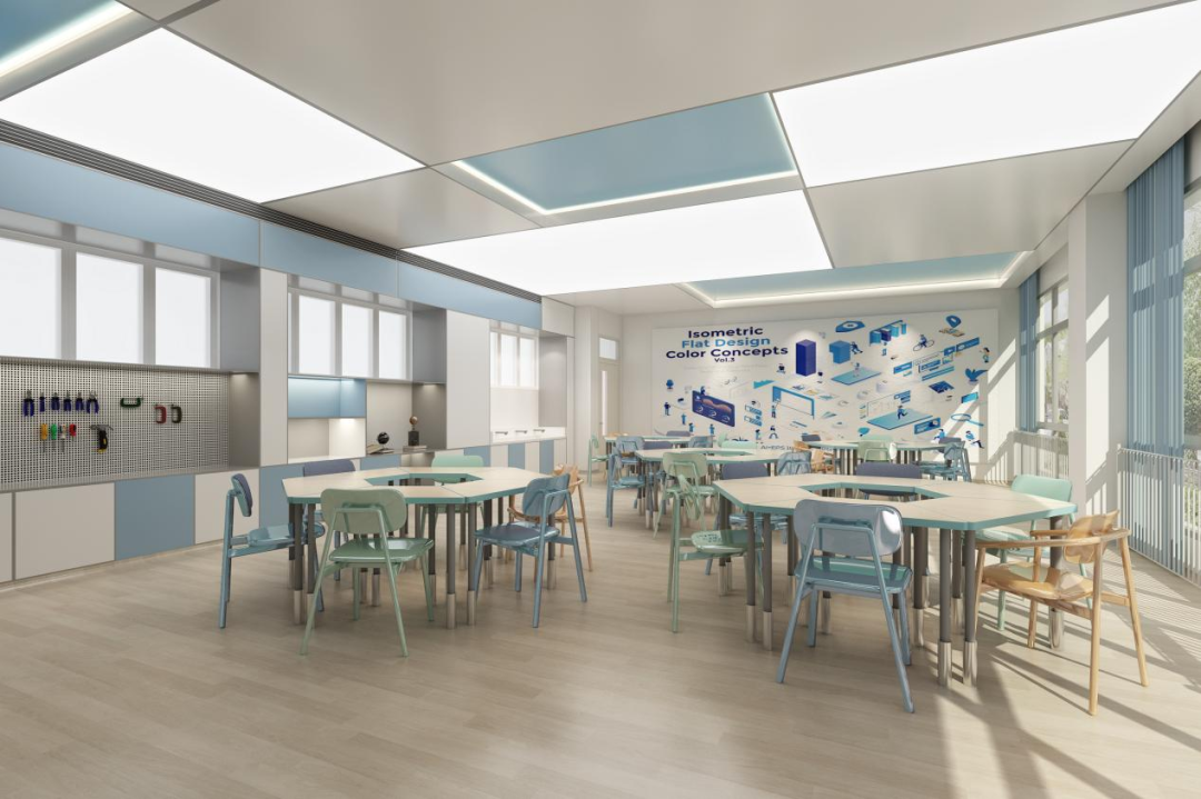 宁波杭州湾世界外国语学校室内装修设计项目丨中国宁波丨上海霍尼建筑设计事务所-30