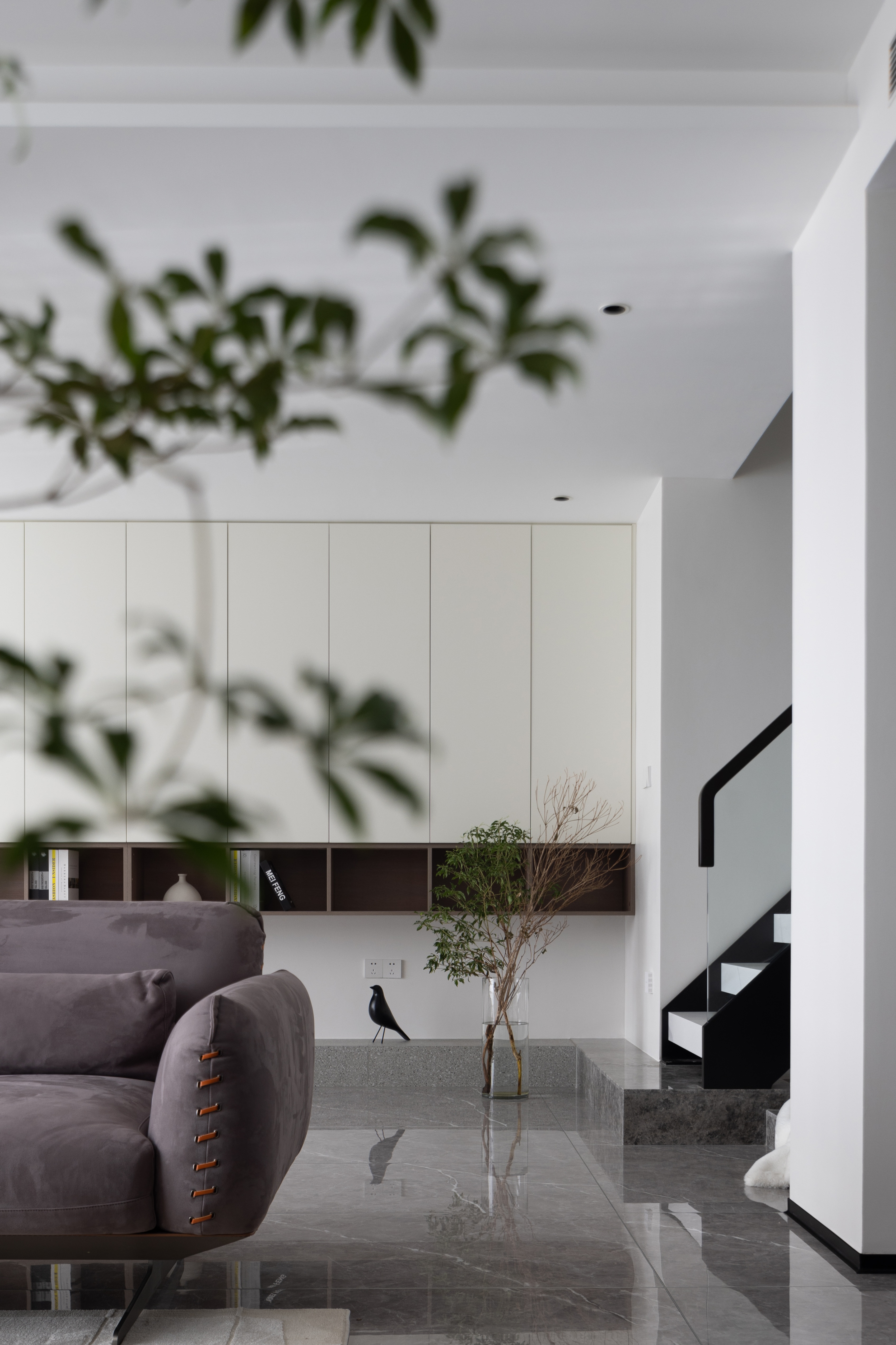 复式采光住宅 · 同堂不同层的空间艺术丨度设计机构-28