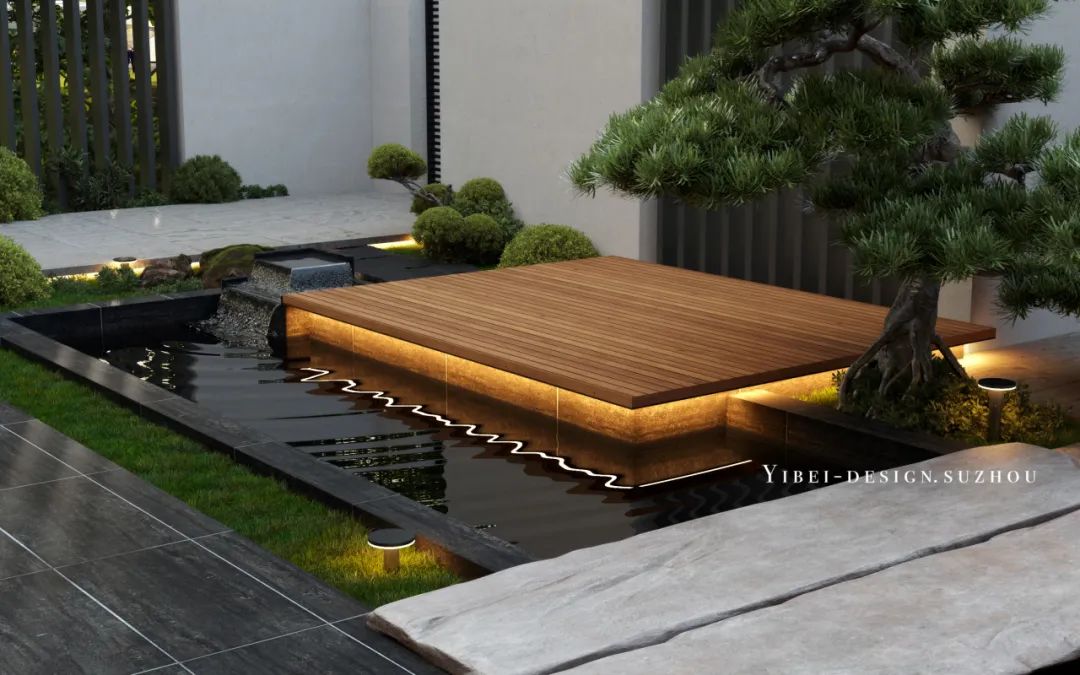 把自然装进家里,庭院设计丨中国苏州丨YIBEI DESIGN-3