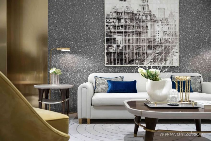 上海陆家嘴金融中心奢华样板房设计-17