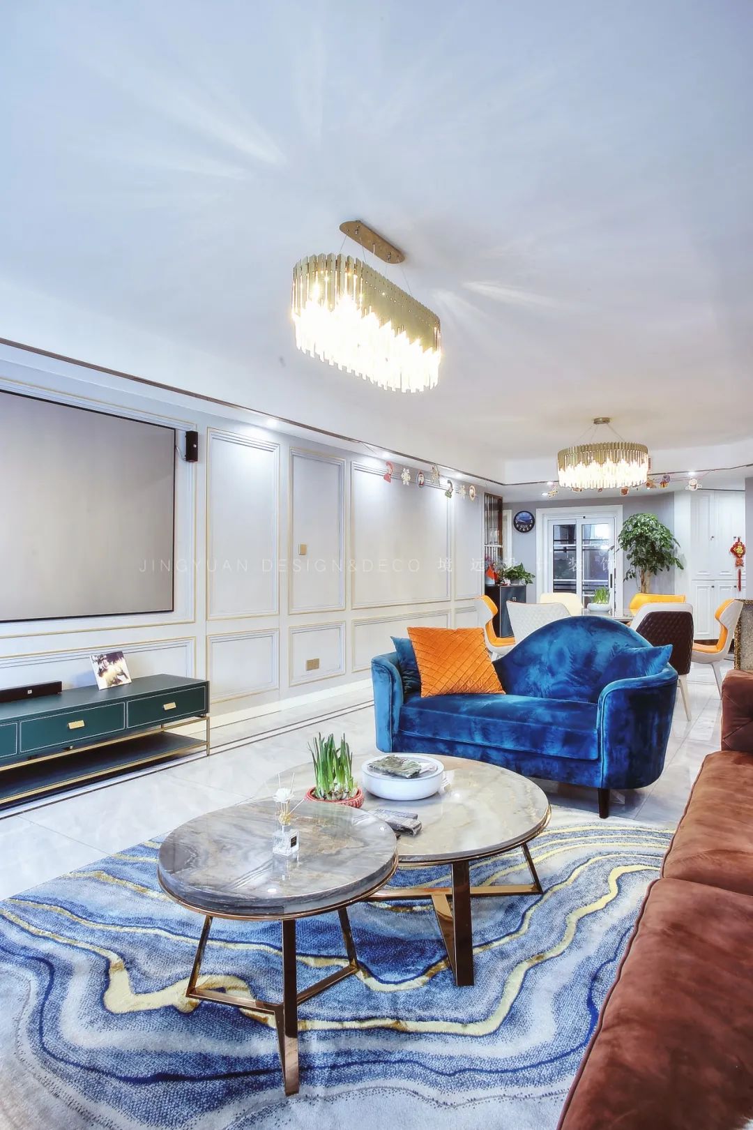 境远装饰 | 150㎡轻奢风,浓浓的艺术气息-26