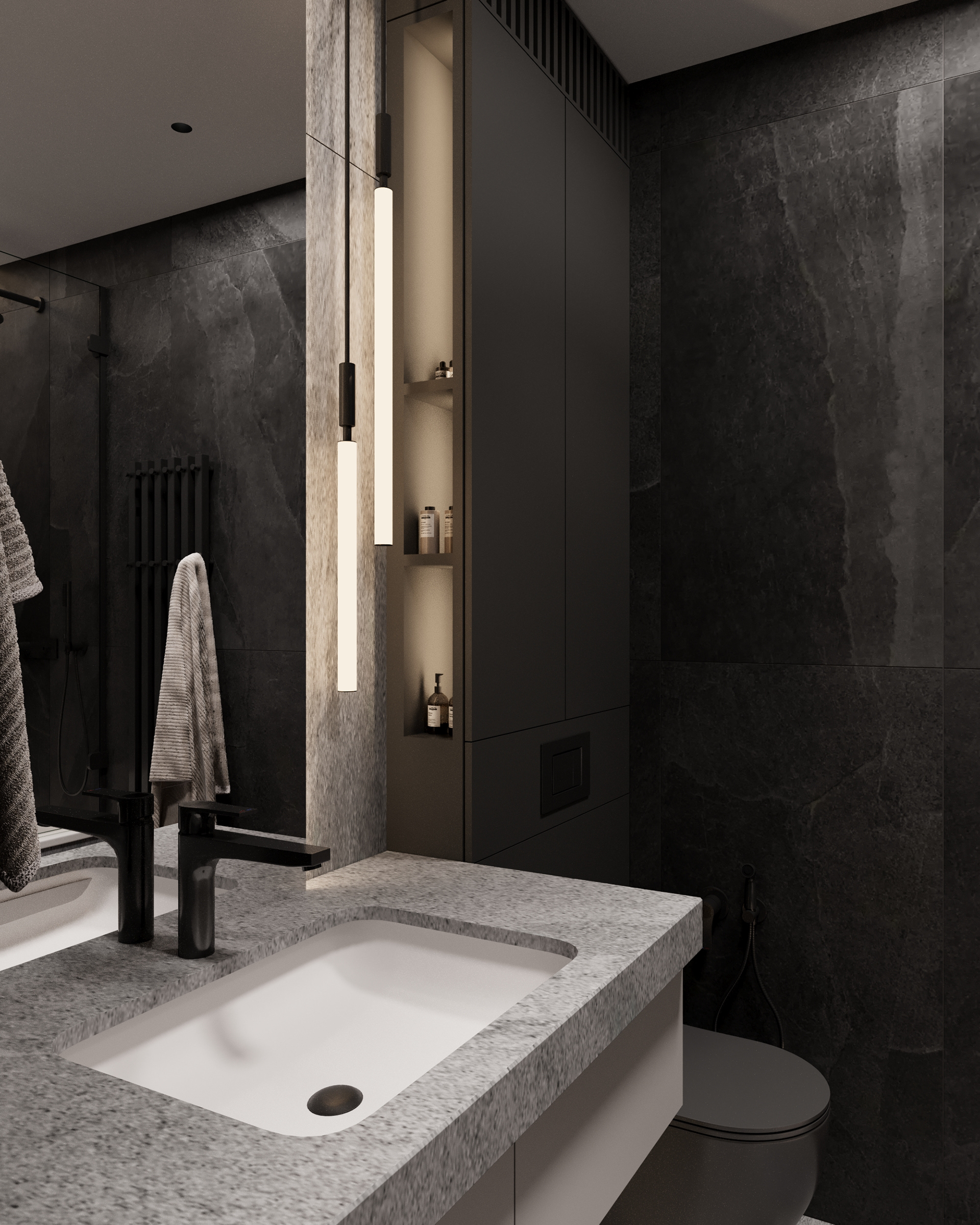 基辅某70平住宅公寓室内设计与可视化项目丨乌克兰基辅-21