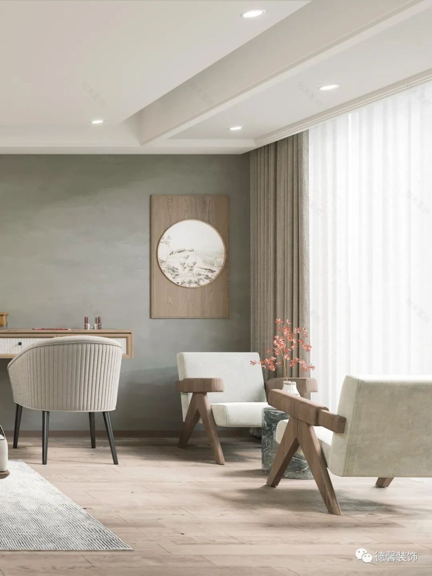 玖珑湖美式浪漫别墅丨德馨装饰-29