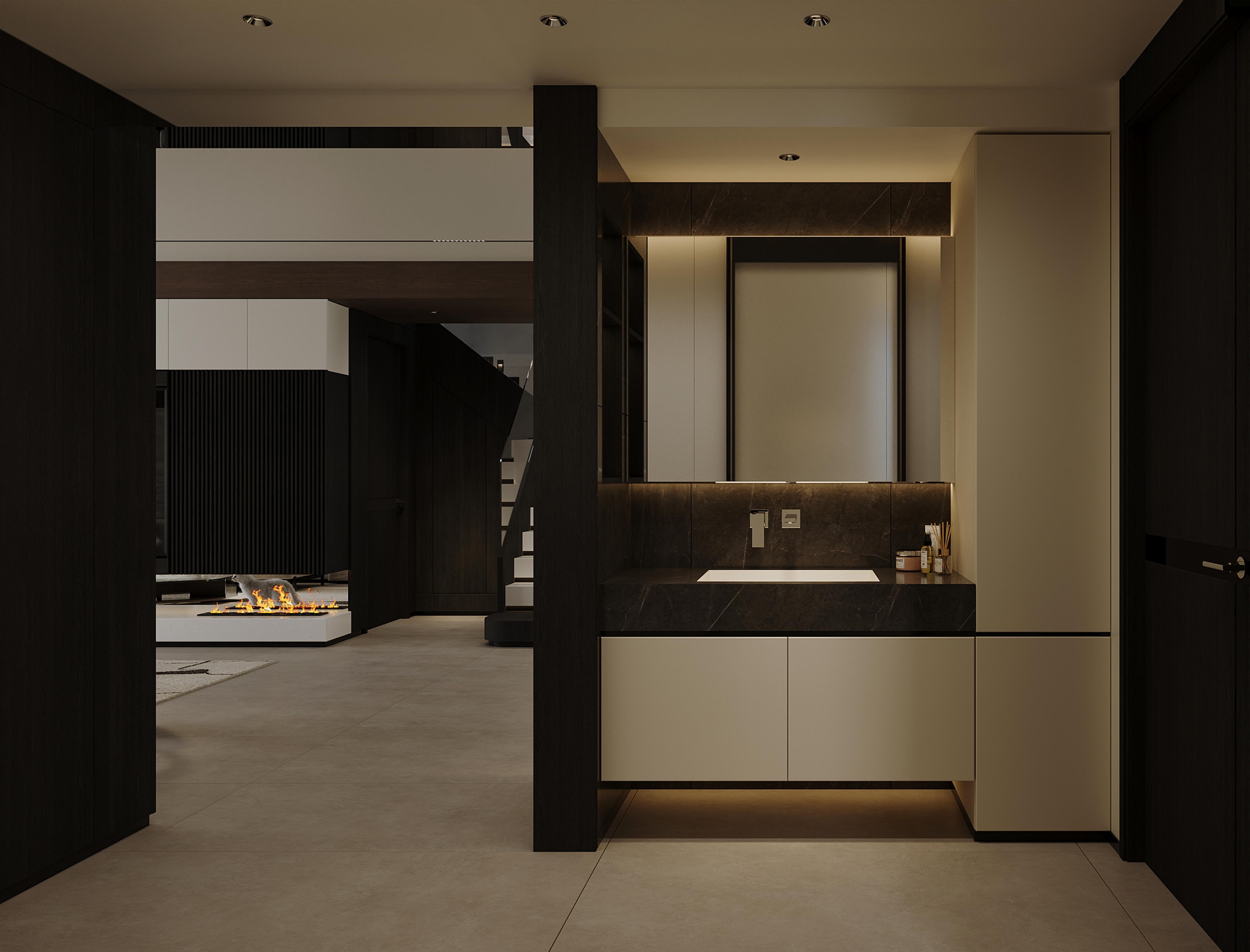 沈阳  荣华府215㎡ 意式轻奢效果表现-11