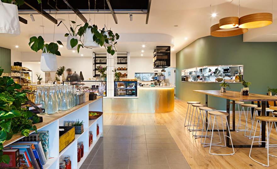 墨尔本汉普顿面包店,优雅原木设计俯瞰烘培过程-1