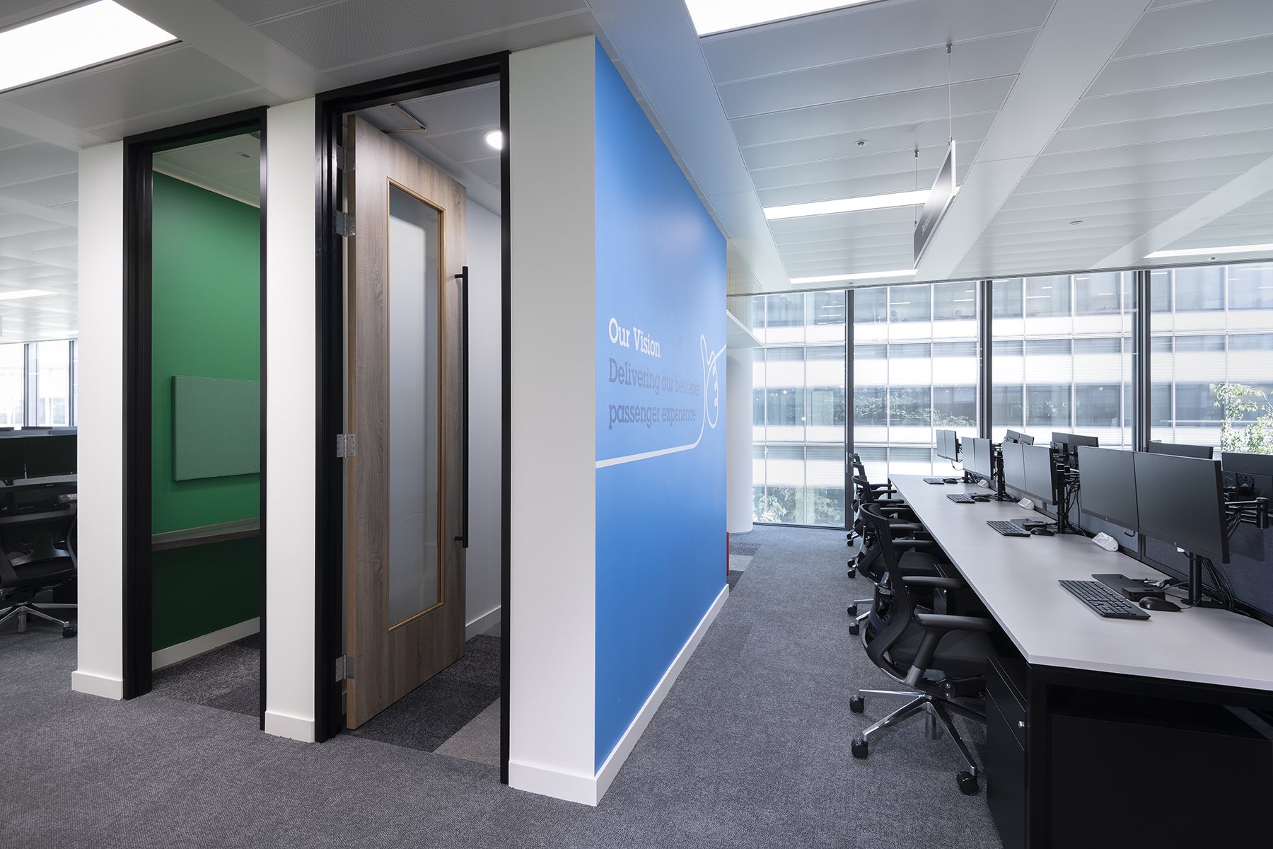 英国伦敦1600㎡东南列车公司办公室-11