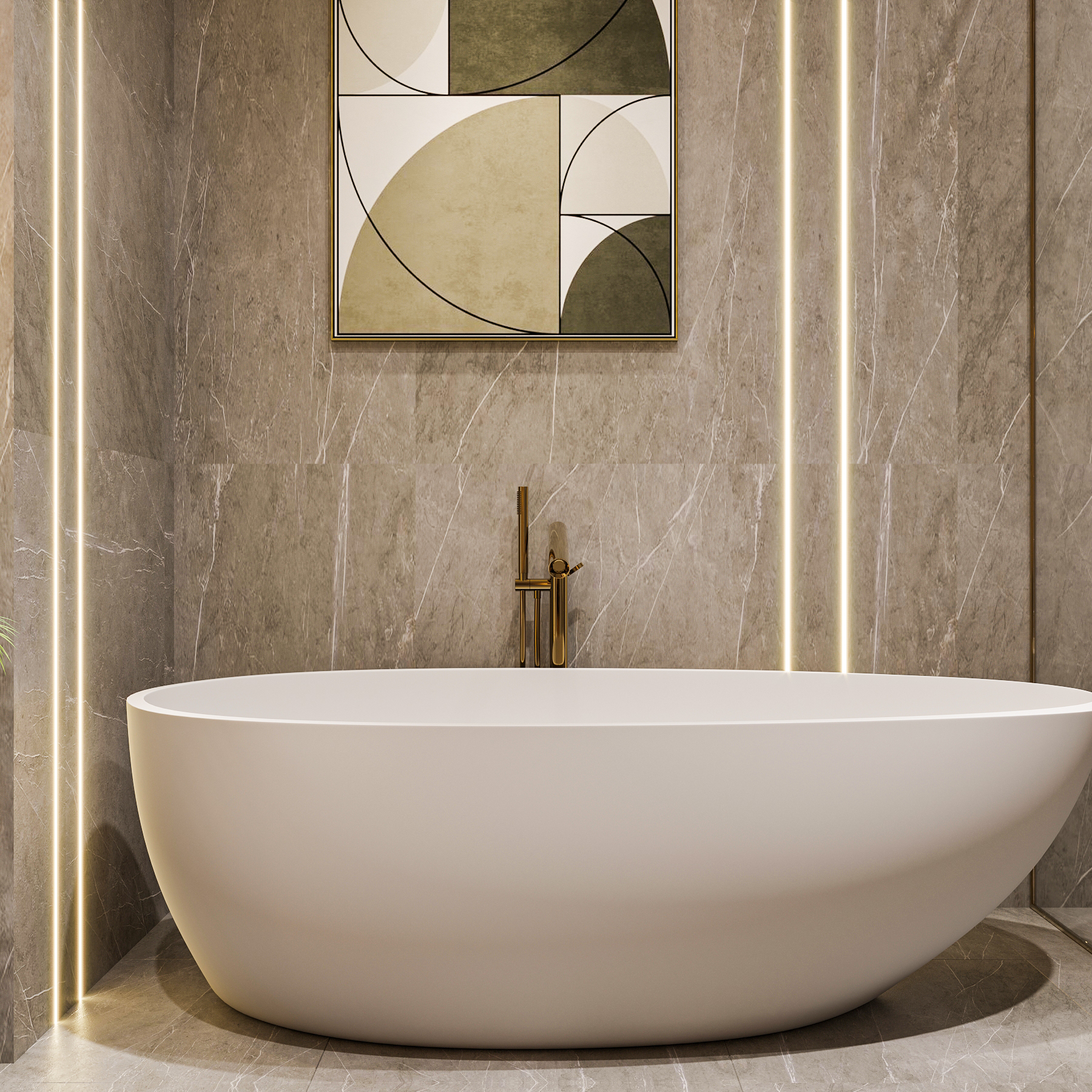 Luxe bathroom interior design-2