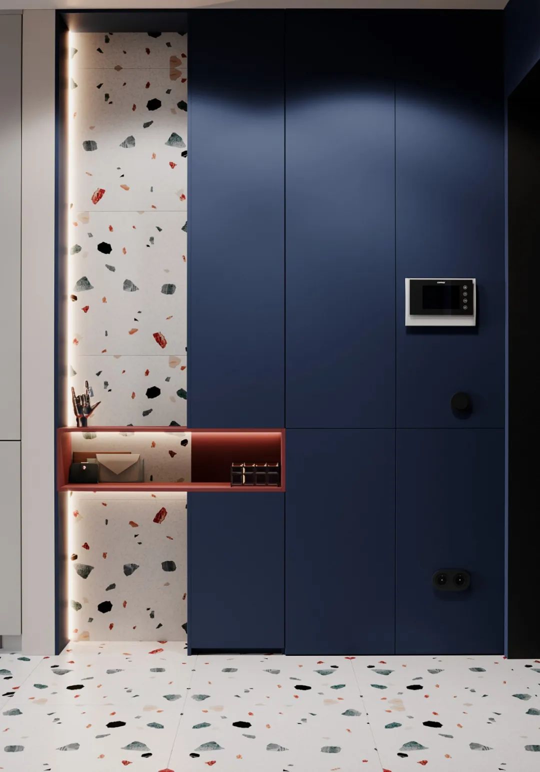 86㎡二居室公寓设计丨意大利丨意大利室内设计师Valeria Mahu-43