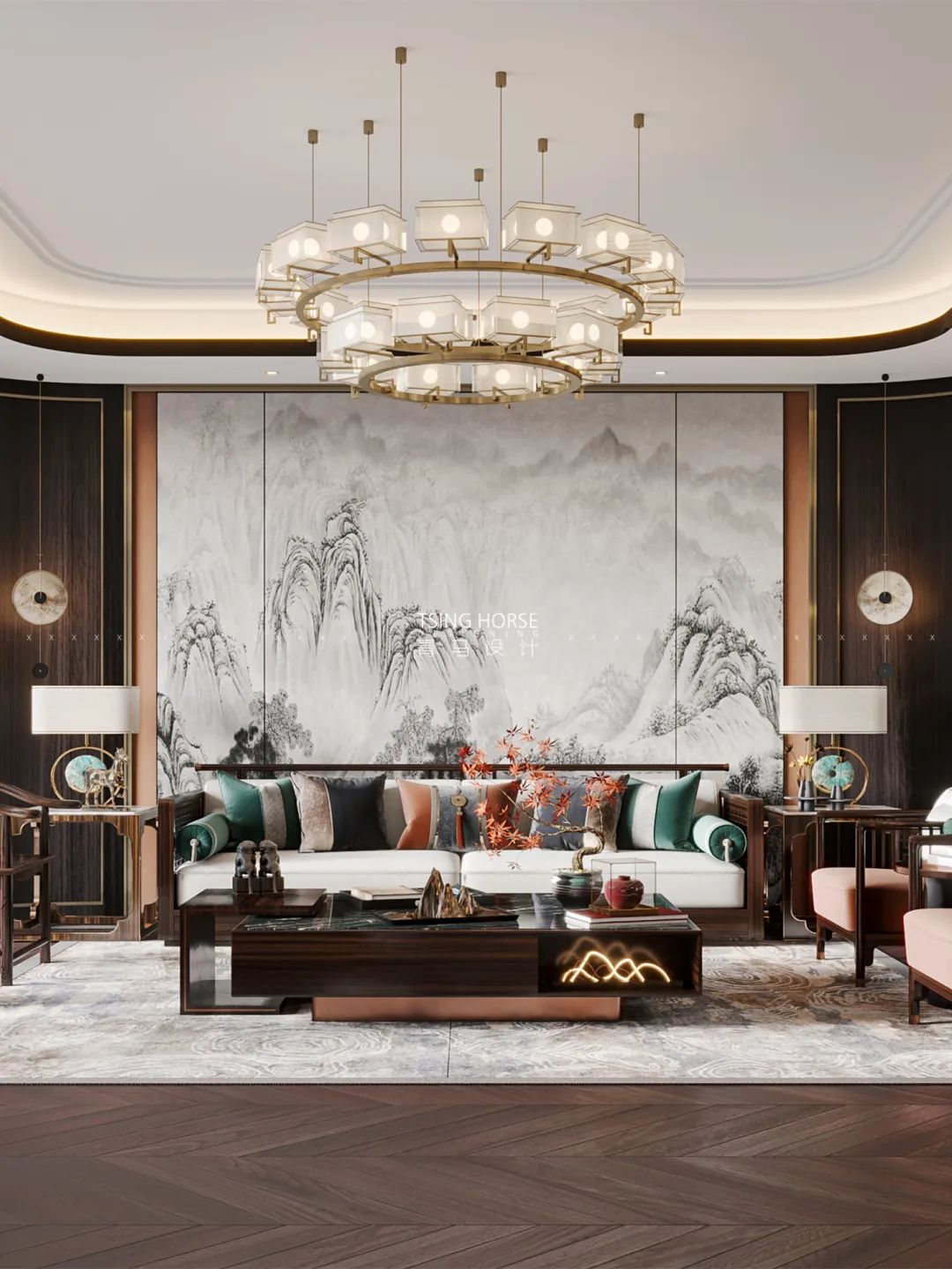 中华世纪城·富春洋房丨周昆设计团队-14