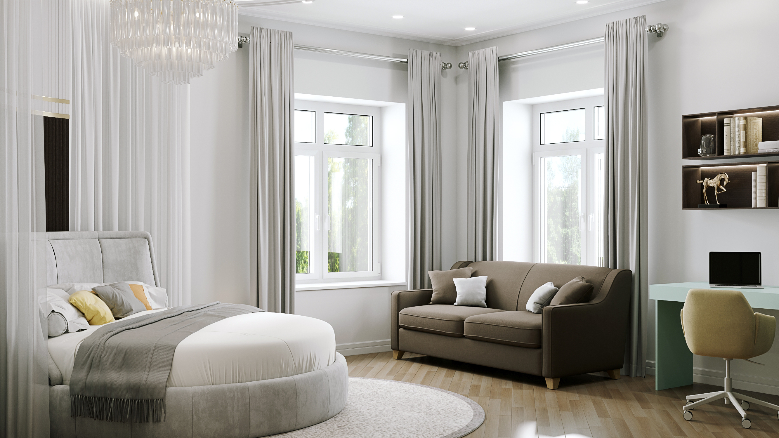 Дом в КП "Петровский" для большой семьи.-19