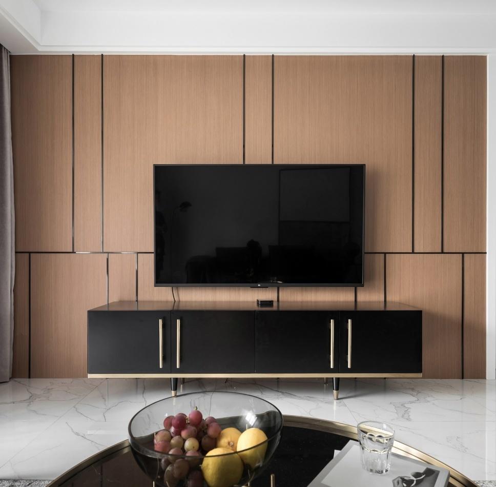 上北设计 | 打造精致空间，黑色不锈钢与香槟金的经典搭配-2